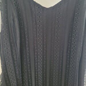 Haute Couture VERSACE mini black dress Vintage